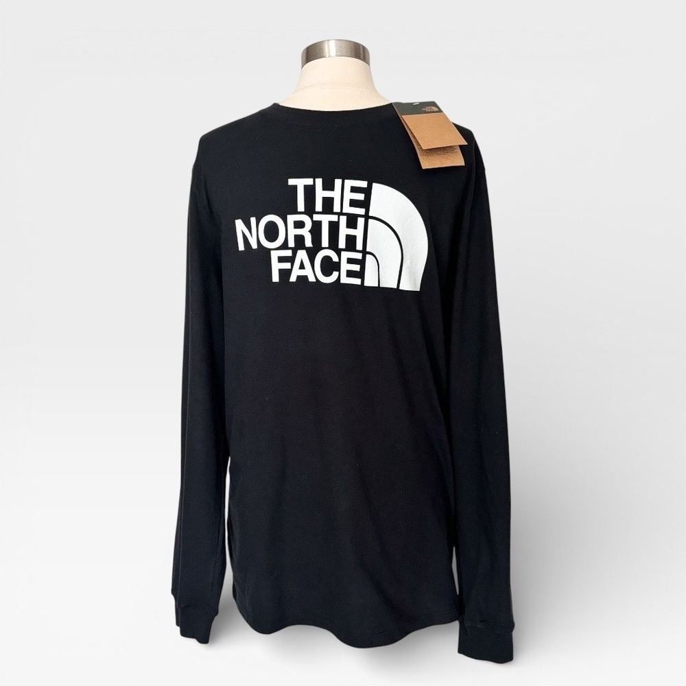 New! The North Face Long Sleeve Shirt Black/ White Size Large - New With Tags - Picture 2 of 8